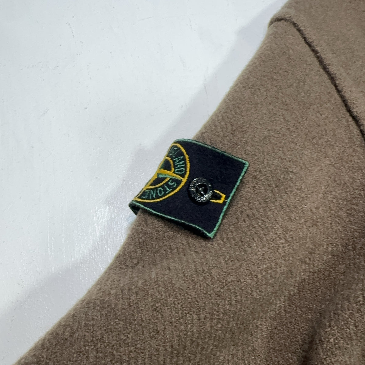 Stone Island Fleece Reversible Panel Hooded Fleece Jacket – Brown