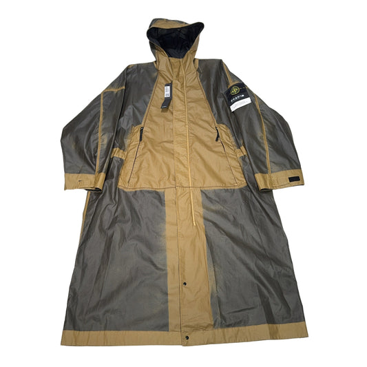 Stone Island Hand Sprayed Mussola Gommata-TC Jacket - Brown