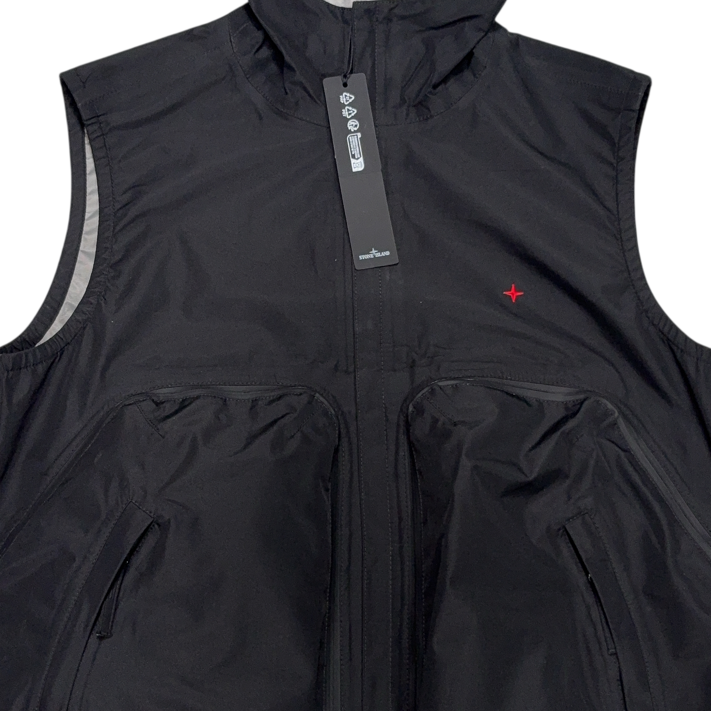 Stone Island 3L Gore-Tex In Recycled Polyester Black Jacket