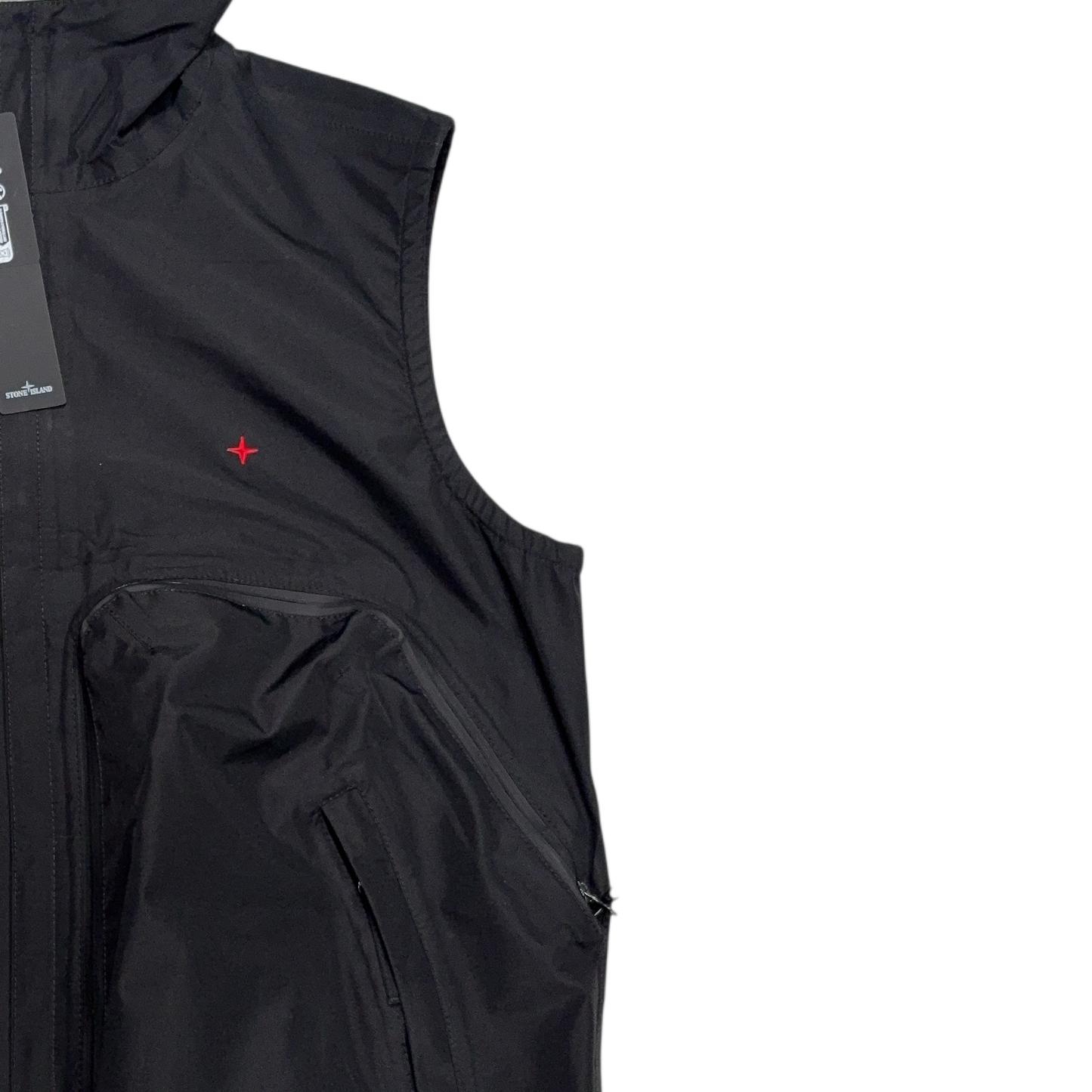 Stone Island 3L Gore-Tex In Recycled Polyester Black Jacket