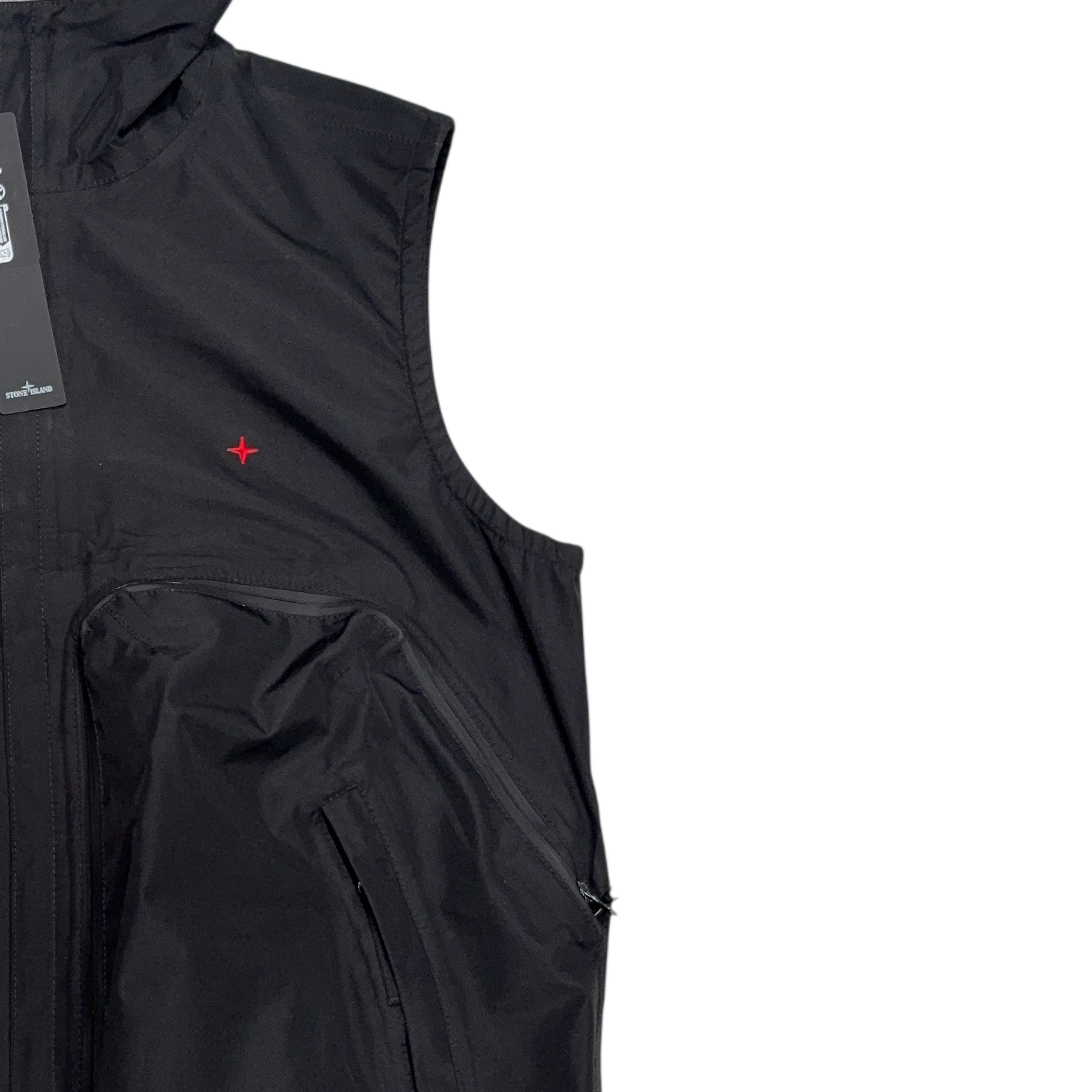 Stone Island 3L Gore-Tex In Recycled Polyester Black Jacket