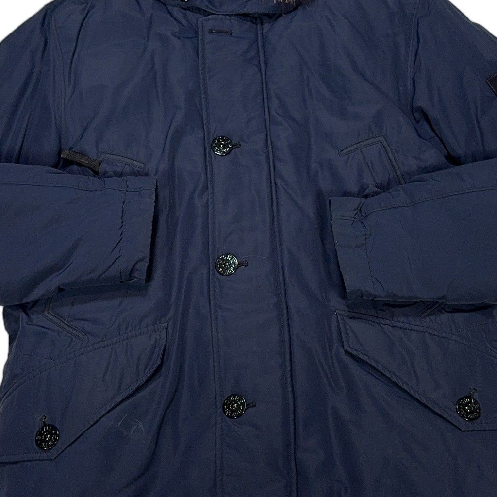 Stone Island Micro Reps Down Hooded Parka – Navy