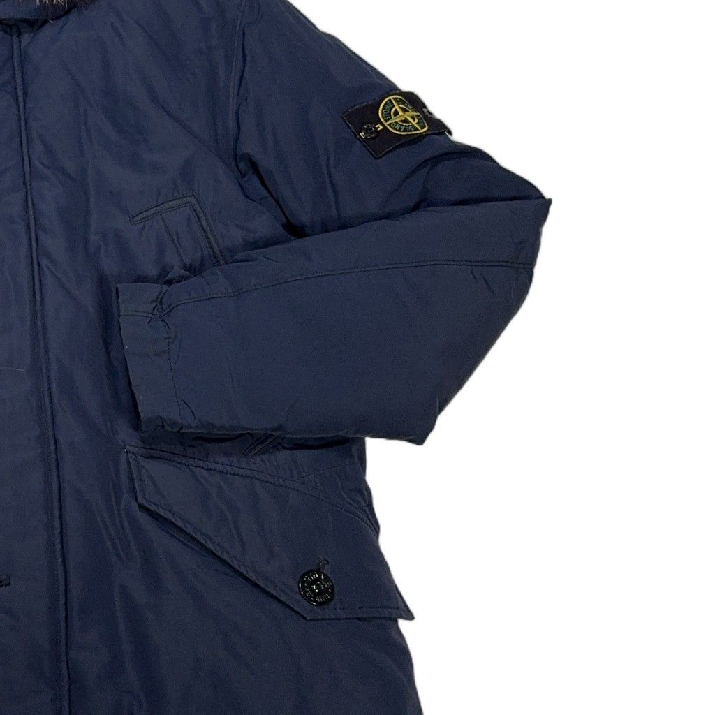 Stone Island Micro Reps Down Hooded Parka – Navy
