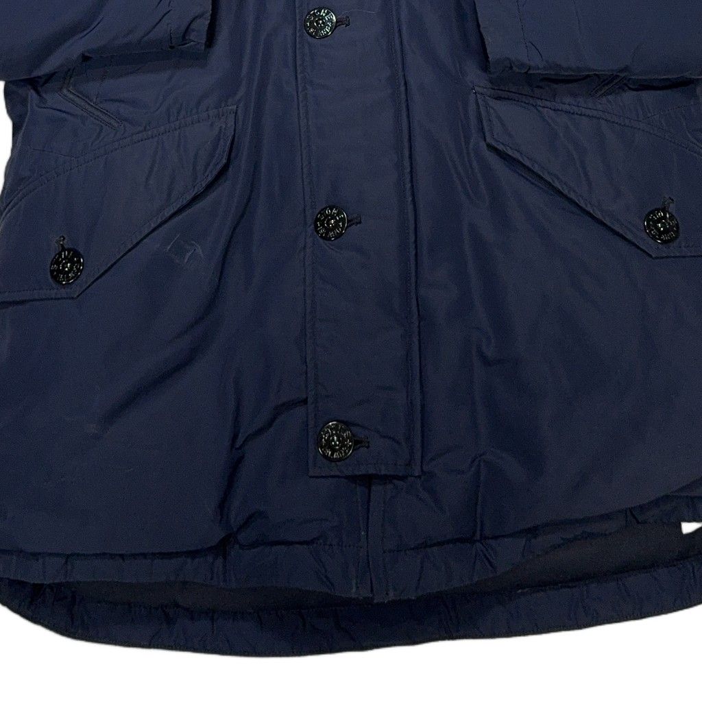 Stone Island Micro Reps Down Hooded Parka – Navy