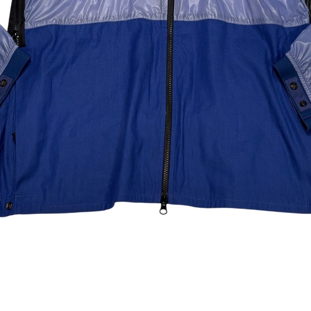 Stone Island Heat Reactive Lamy With Cotton Linen Tela Blue Jacket