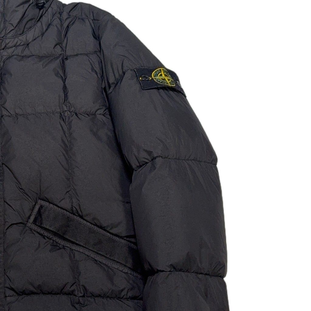 Stone Island Garment Crinkle Reps NY Down Black Coat