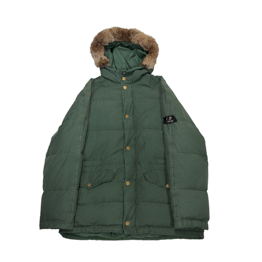Cp Company 1992 Green Puffer Jacket