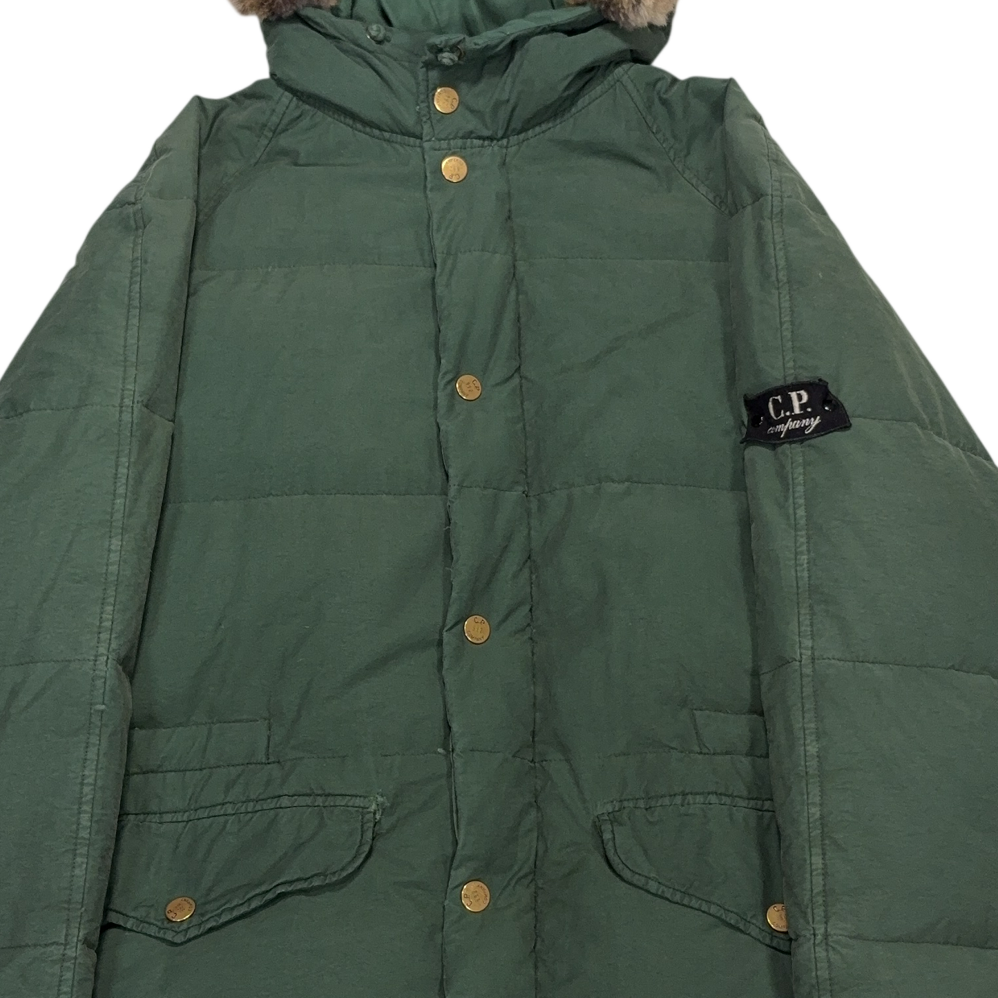 Cp Company 1992 Green Puffer Jacket