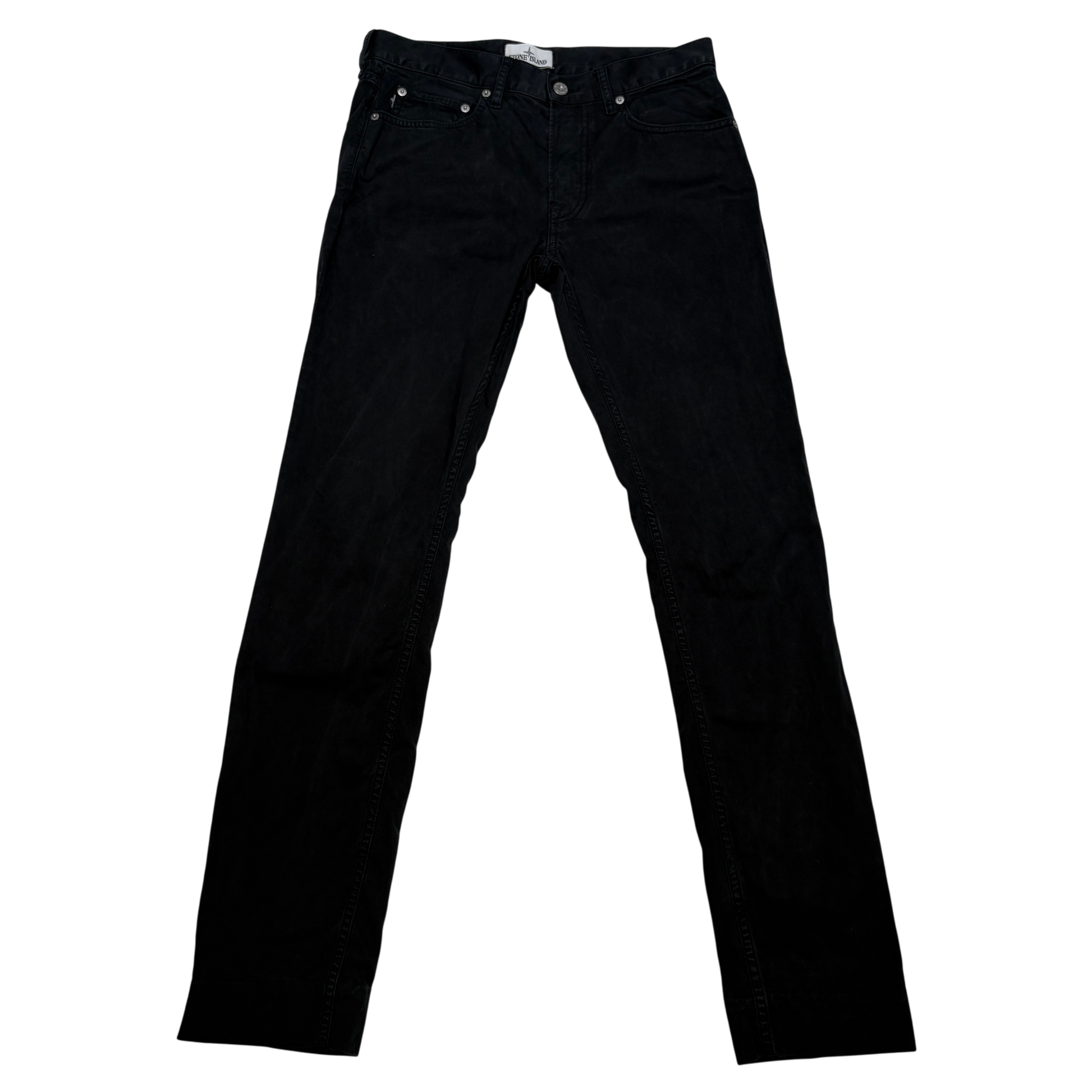 Stone Island Compass badge Jeans Black Trousers