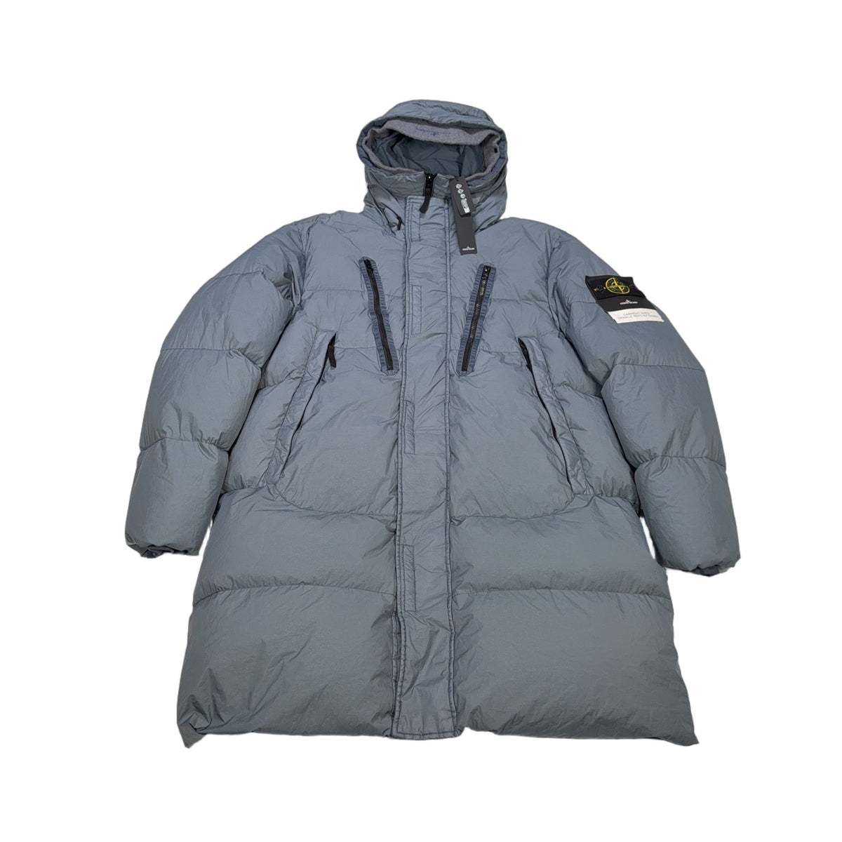 Stone Island Garment Dyed Crinkle Reps NY Down Parka – Grey