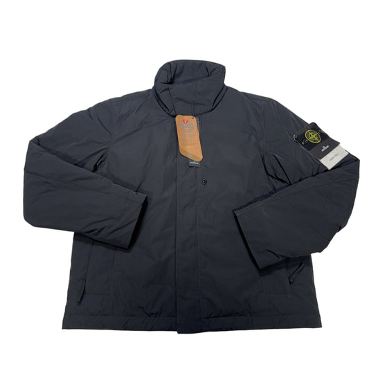 Stone Island Micro Twill Navy Coat