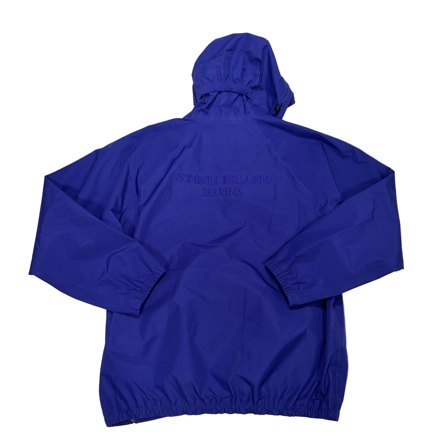 Stone Island 3L Gore-Tex In Recycled Polyester Blue Hooded Jacket