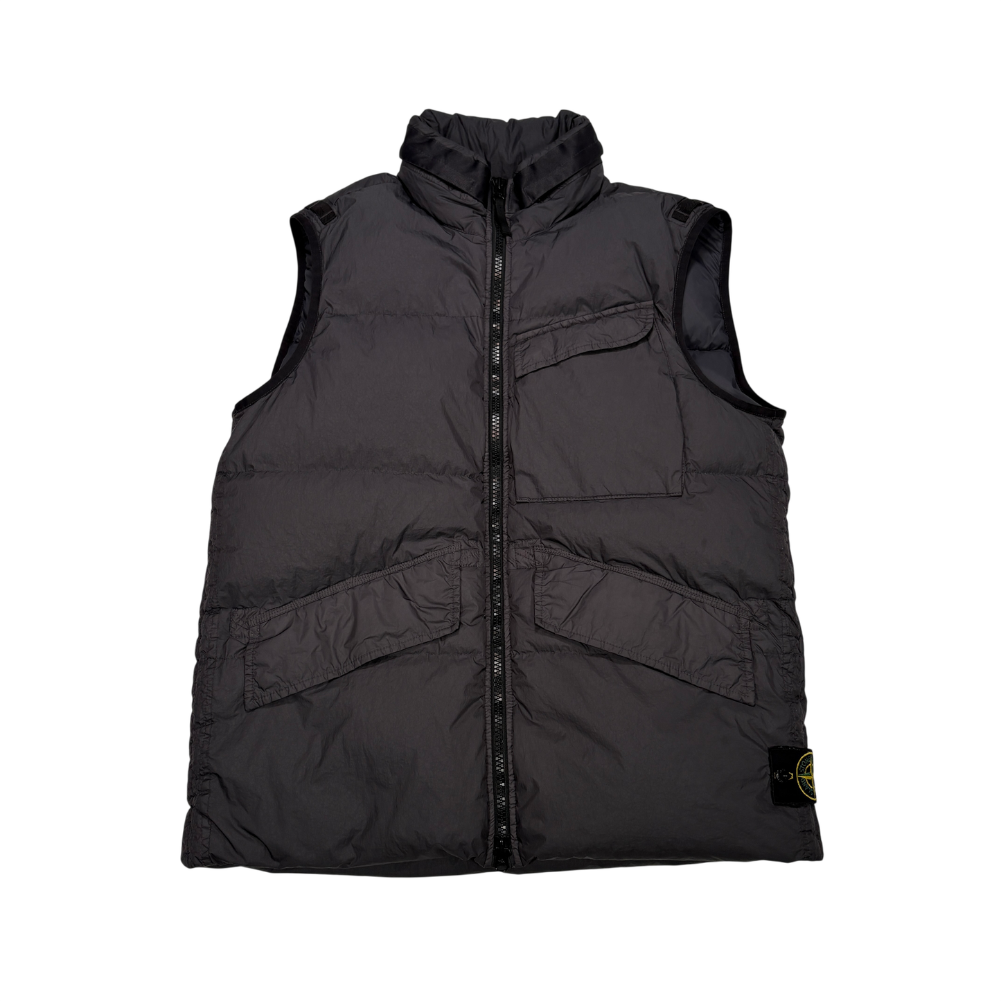 Stone Island Grey Garment Dyed Crinkle Reps R-NY Down