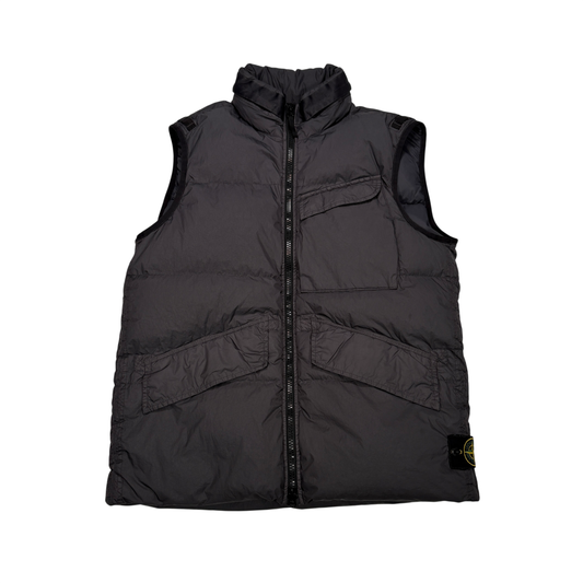 Stone Island Grey Garment Dyed Crinkle Reps R-NY Down