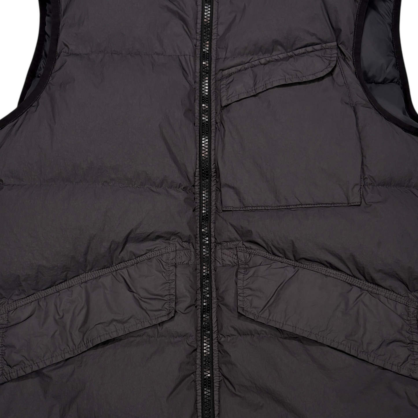 Stone Island Grey Garment Dyed Crinkle Reps R-NY Down