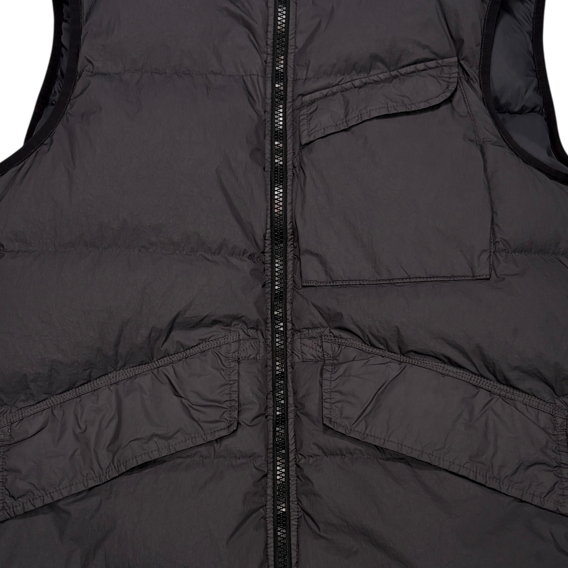 Stone Island Grey Garment Dyed Crinkle Reps R-NY Down