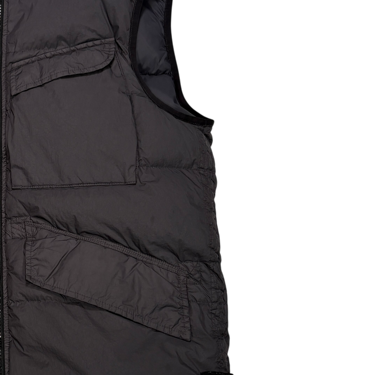 Stone Island Grey Garment Dyed Crinkle Reps R-NY Down