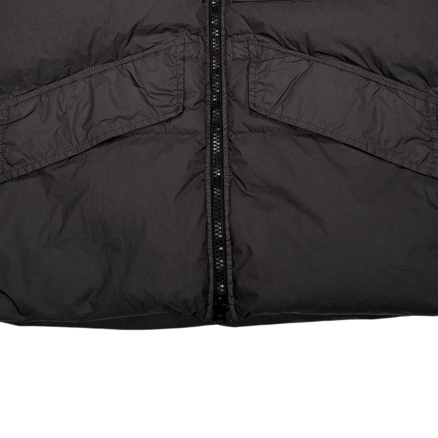 Stone Island Grey Garment Dyed Crinkle Reps R-NY Down