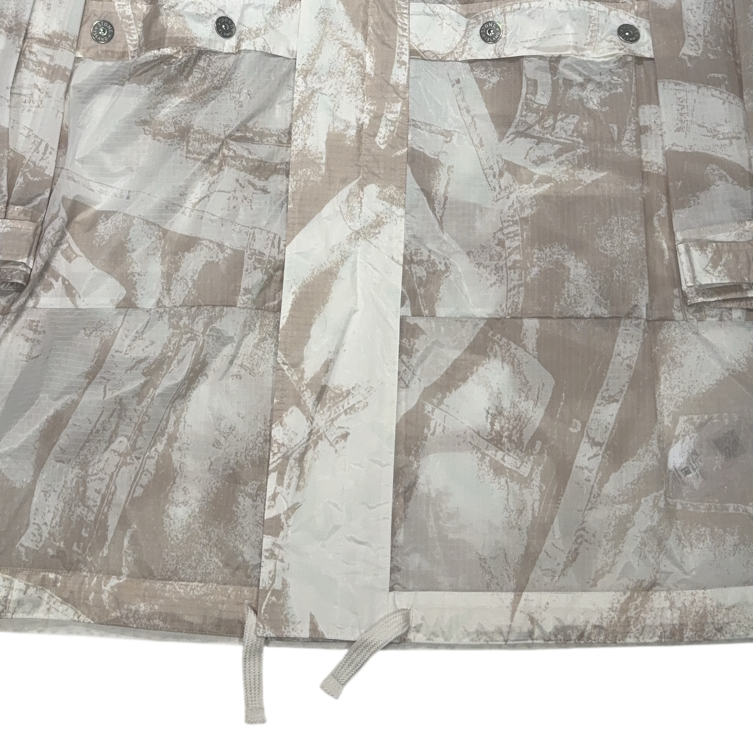 Stone Island UV - Reactive Scan Camo On Nylon Ripstop Beige Jacket