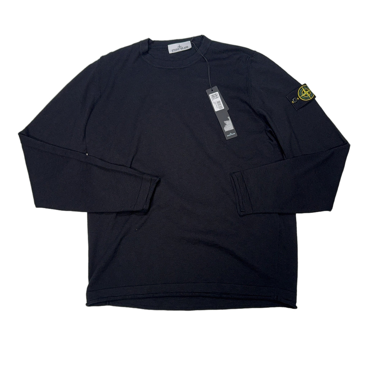 Stone Island Crew Neck Jumper – Black