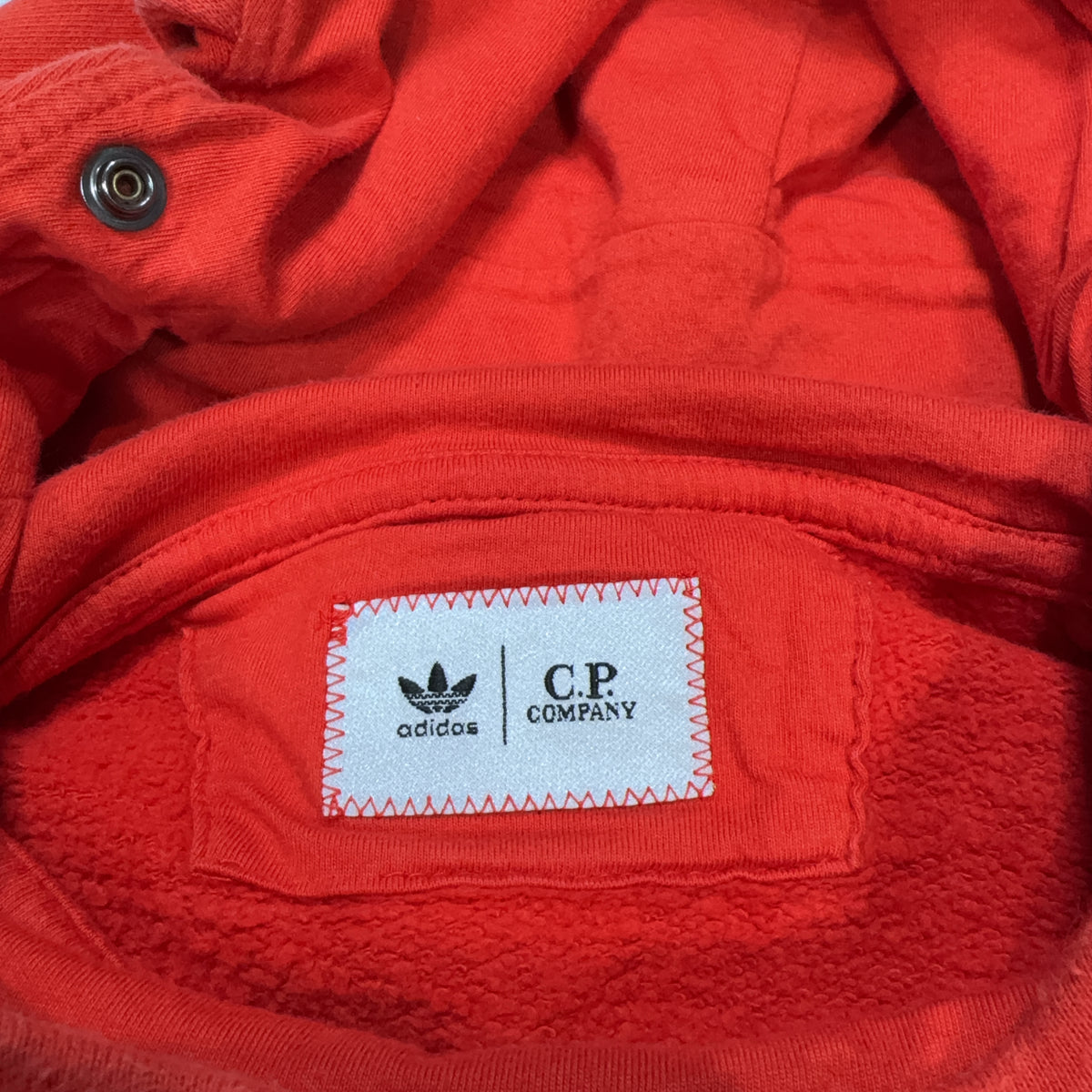 adidas x CP Company Goggle Hoodie – Red