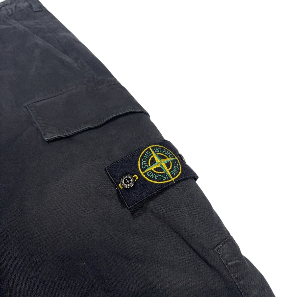 Stone Island Cargo Trousers – Black