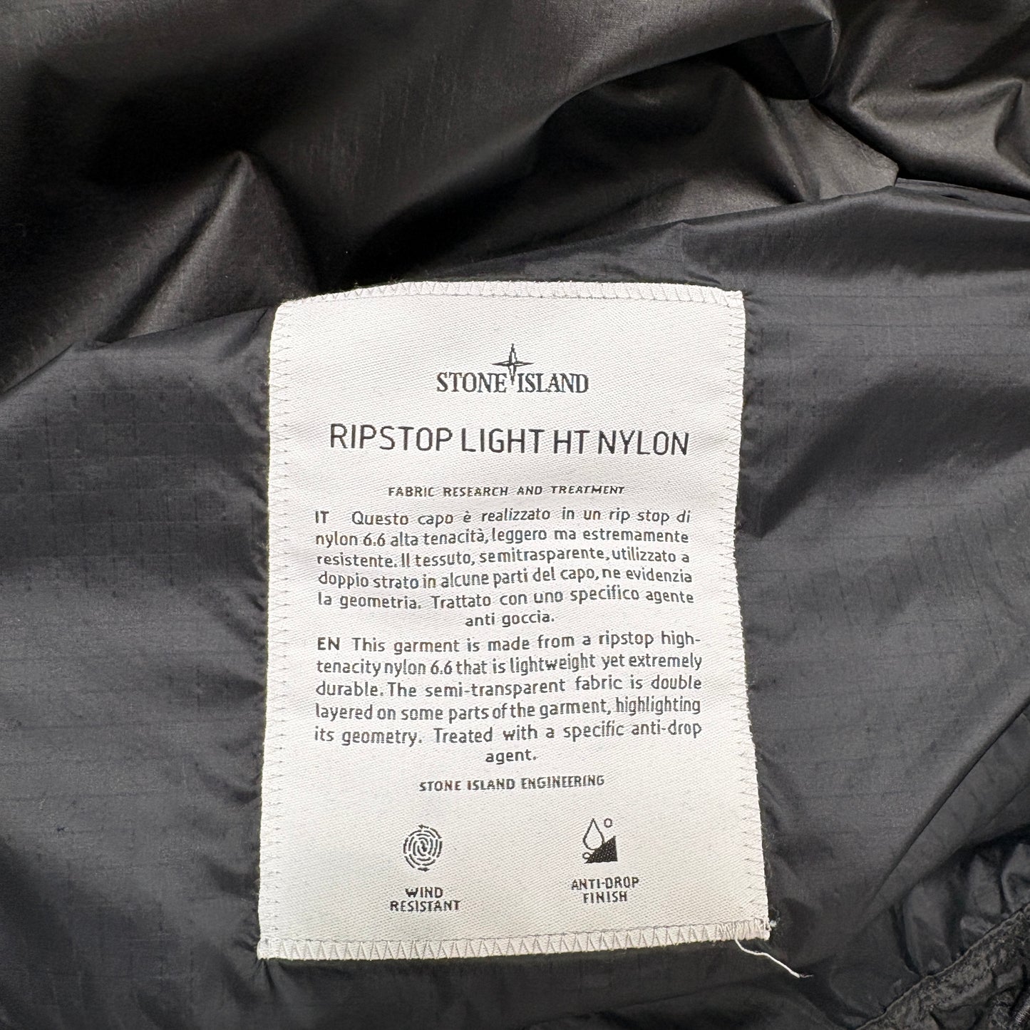 Stone Island Black Hooded Jacket
