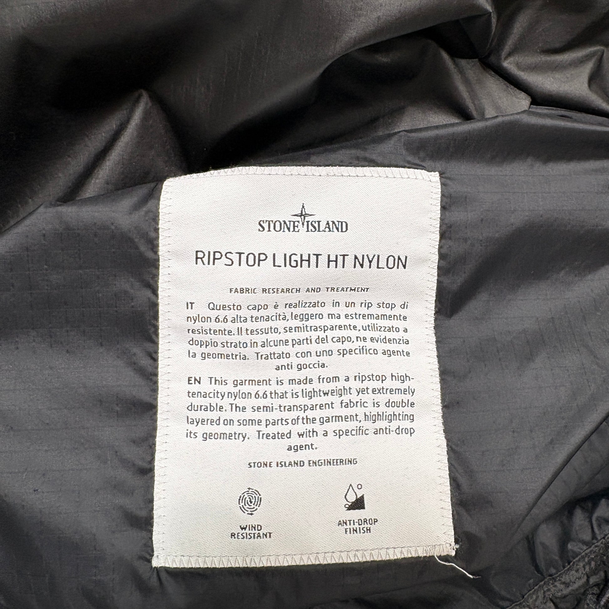 Stone Island Black Hooded Jacket