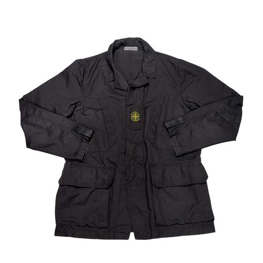 Stone Island Centre Patch Black Jacket