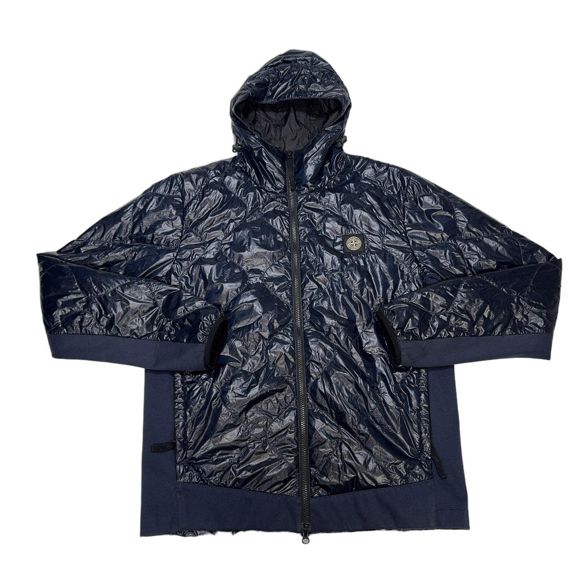 Stone Island Pertex Quantum Y with PrimaLoft Hooded Jacket – Navy