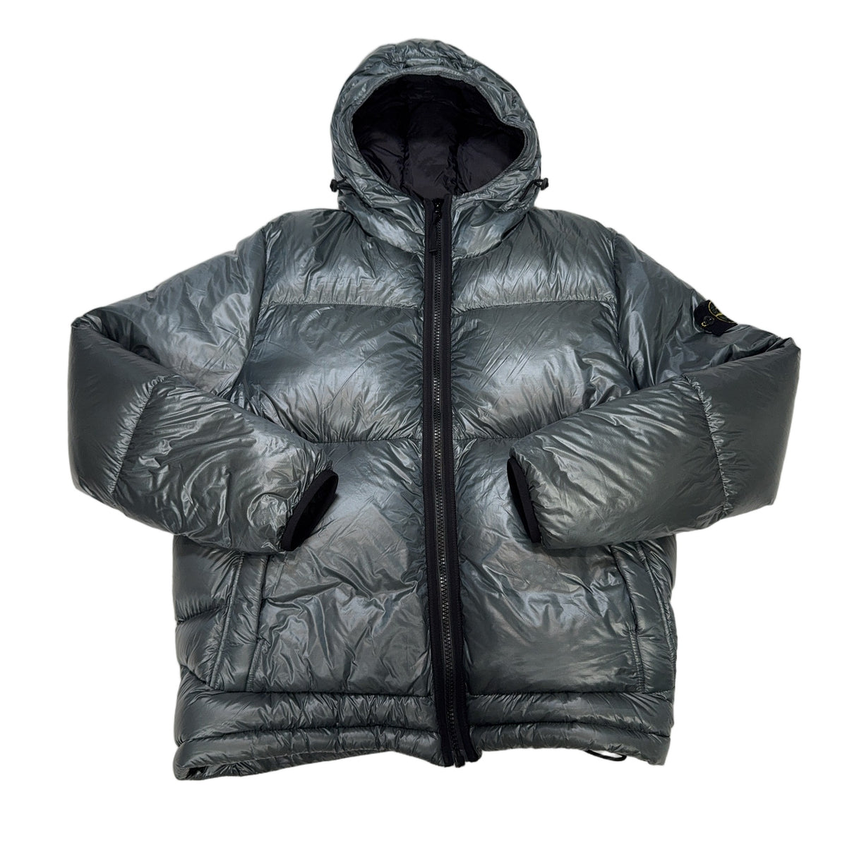 Stone Island Pertex Quantum Y Down Hooded Jacket – Grey