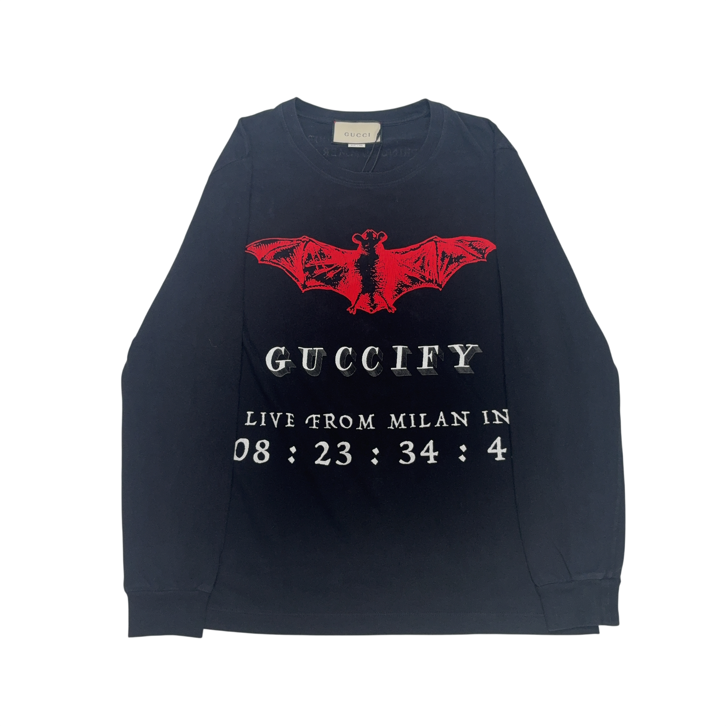 Gucci Long Sleeve Tshirt Black Tshirts