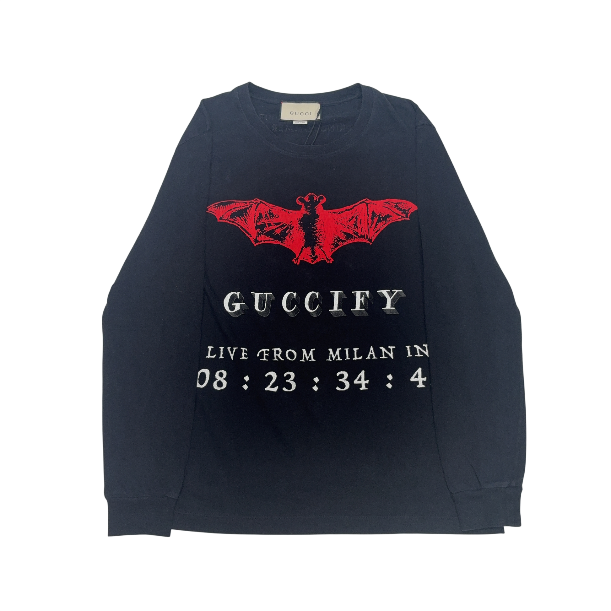 Gucci Long Sleeve Tshirt Black Tshirts