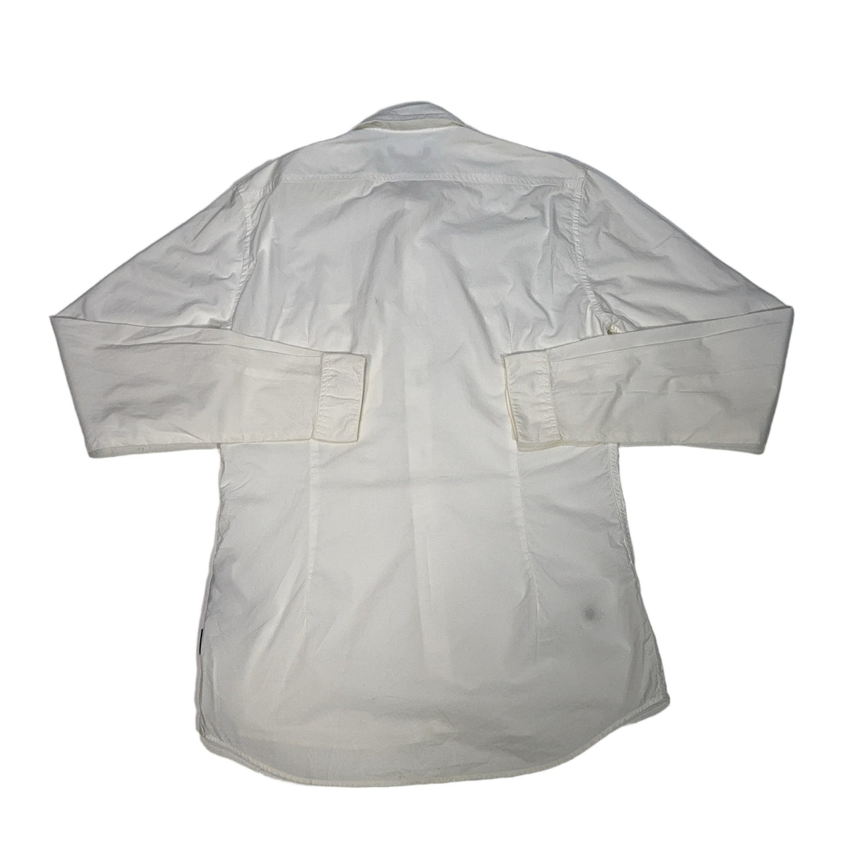 Stone Island Embroided Button-Up Overshirt – White