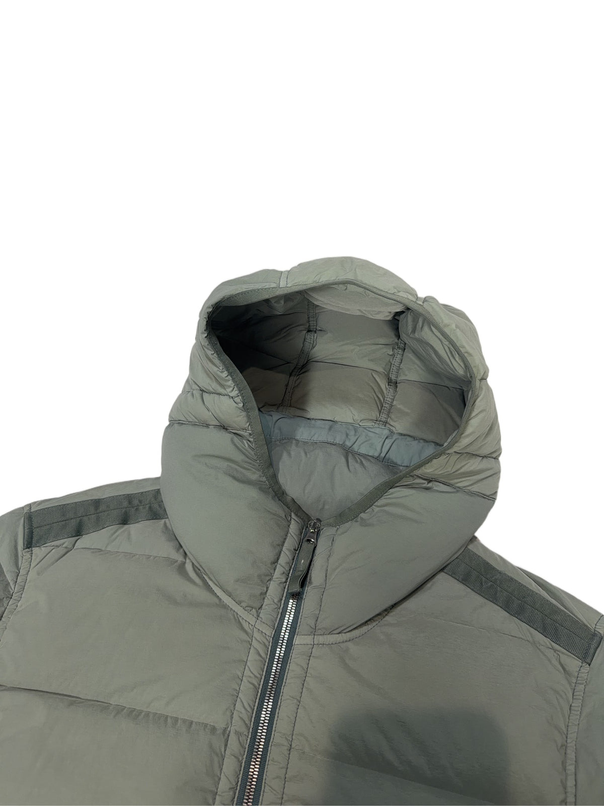 Stone Island Seamless Tunnel Nylon Down-TC Hooded Jacket – Green