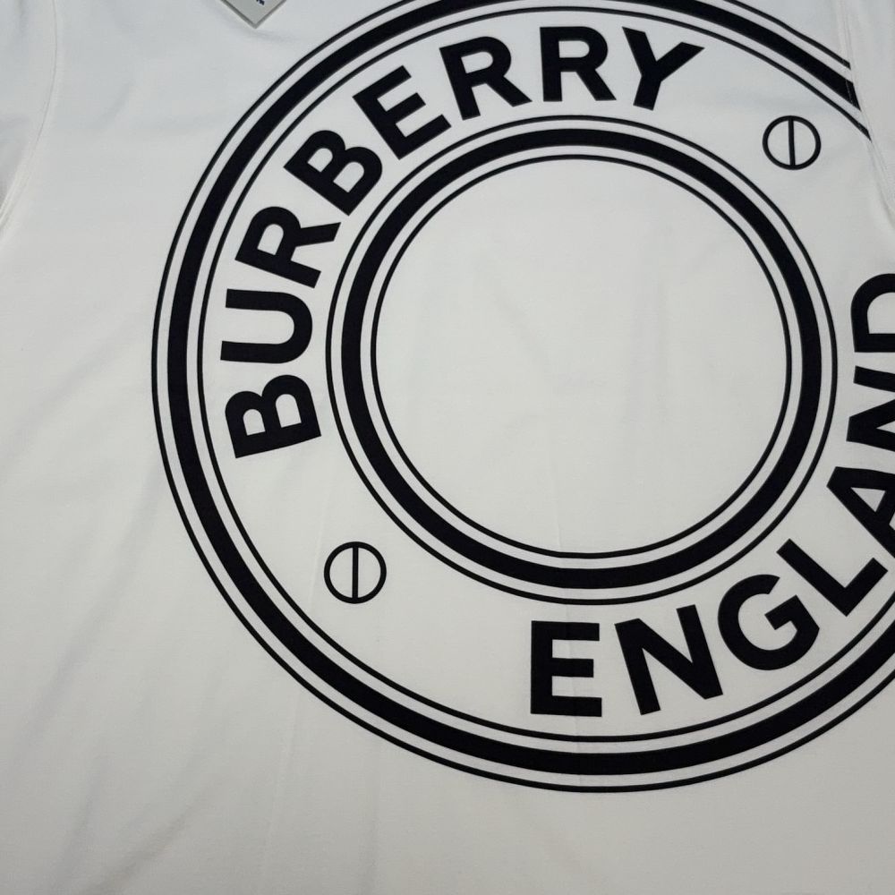 Burberry Front Graphic White T-shirt