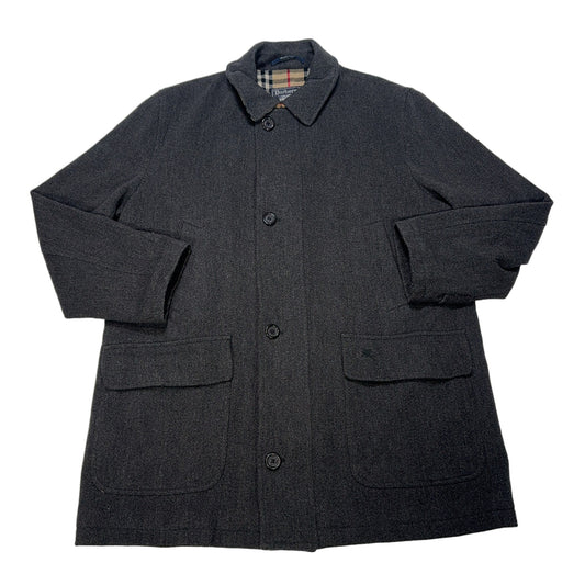 Burberry Vinatge Checkered Coat – Grey