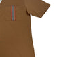 Burberry Front Striped Pocket Brown T-shirt