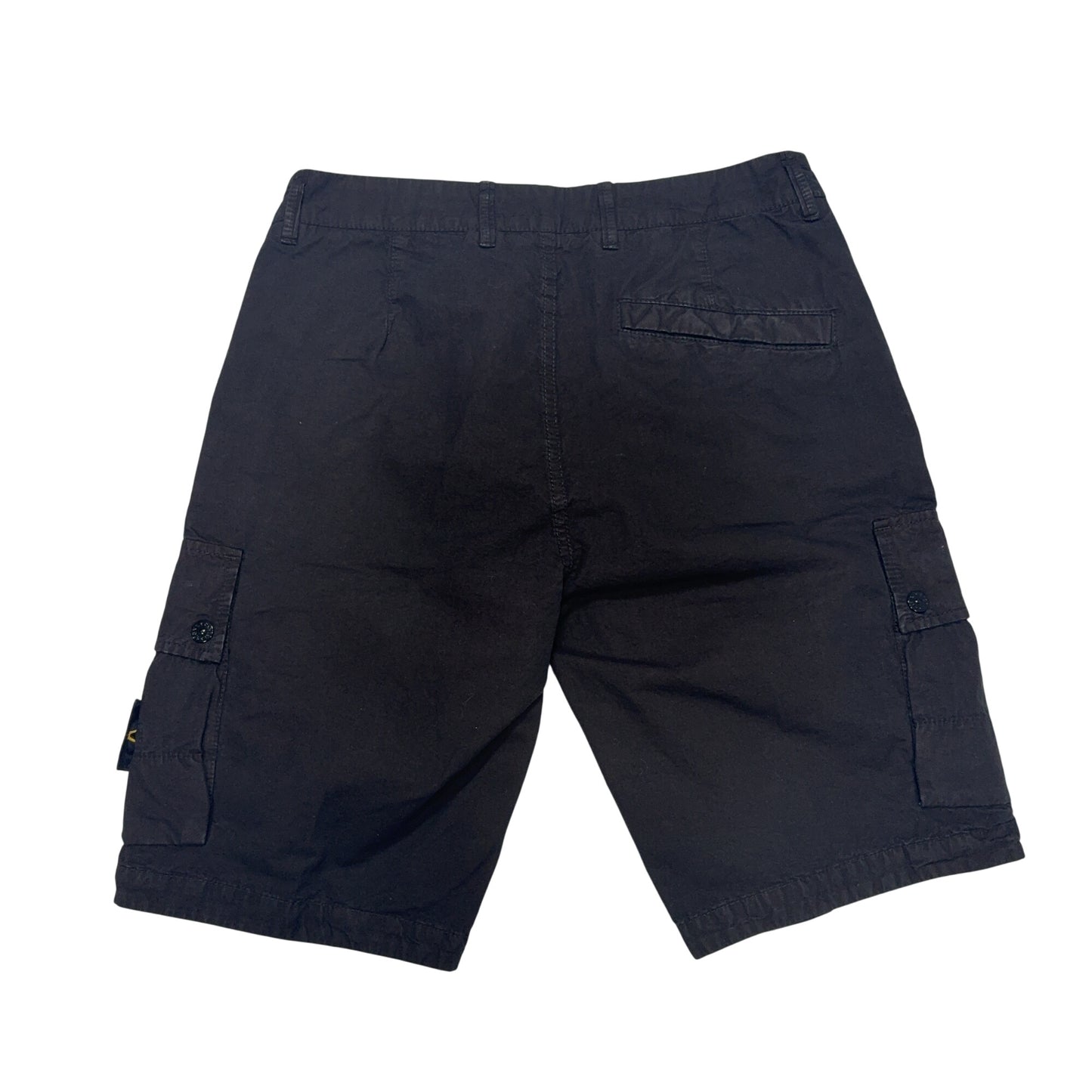 Stone Island Cargo Black Shorts