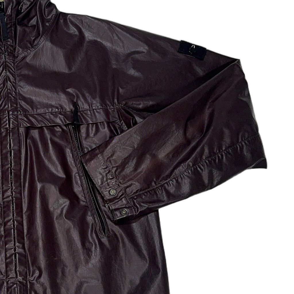 Stone Island Heat Reactive Hooded Zip Shell Jacket – Brown