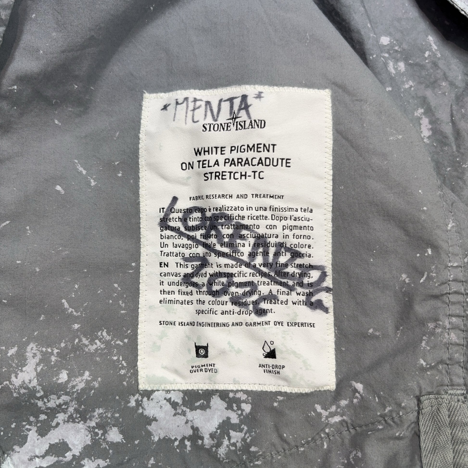 Stone Island X Lorenzo Grey Hooded Jacket