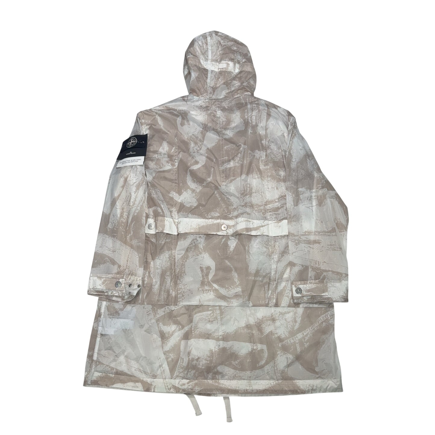 Stone Island UV - Reactive Scan Camo On Nylon Ripstop Beige Jacket
