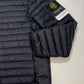 Stone Island Loom Woven Chambers Navy Coat