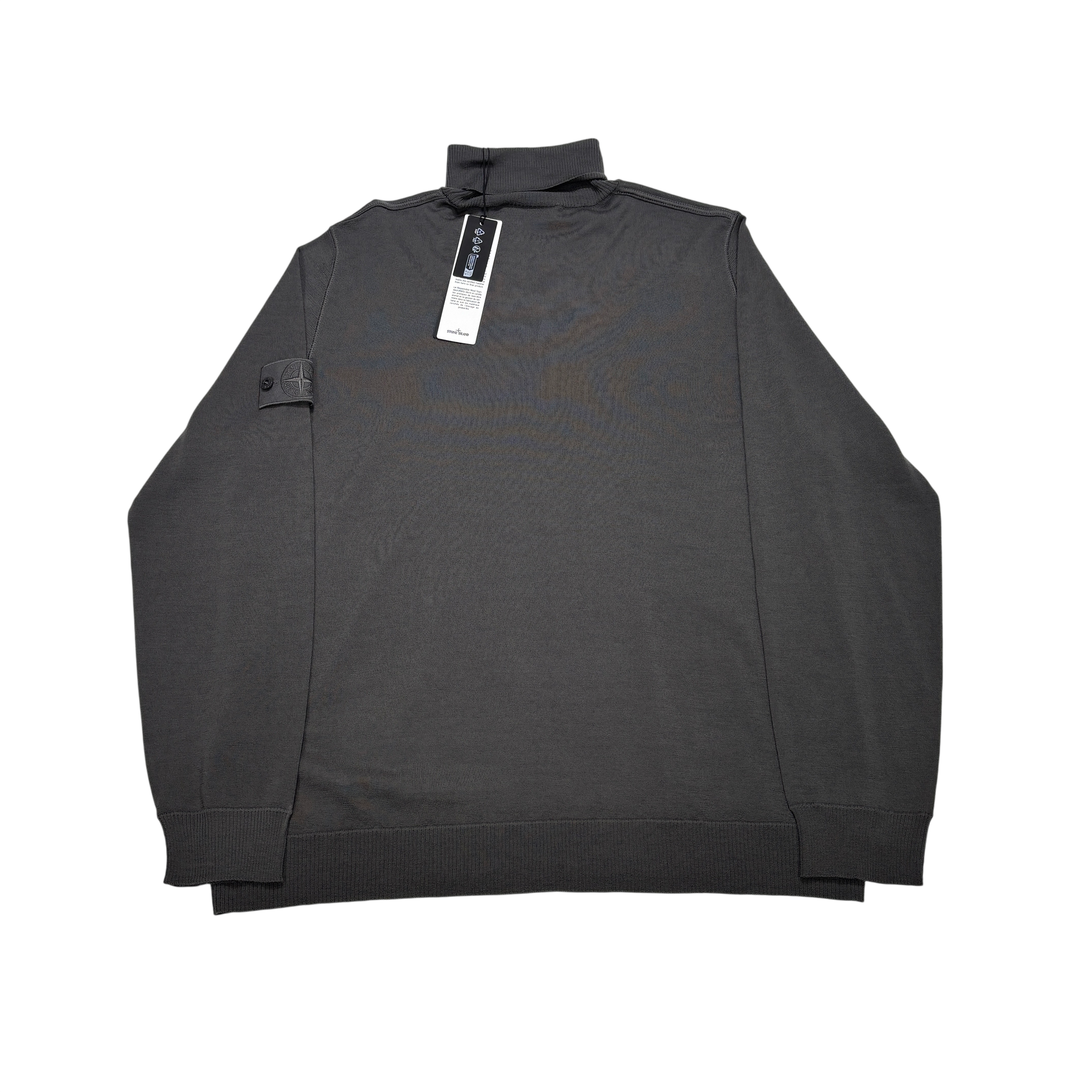 Stone Island Grey Ghost Piece Turtle Neck Jumper
