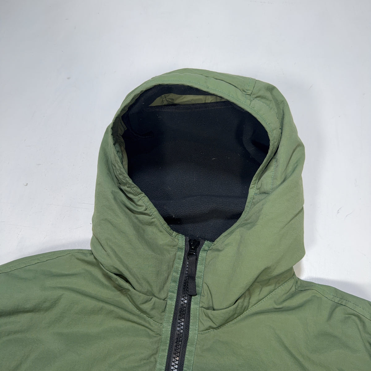 Stone Island Opaque Nylon Twill Down-TC Hooded Jacket – Olive Green