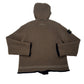 Stone Island Fleece Reversible Panel Hooded Fleece Jacket – Brown