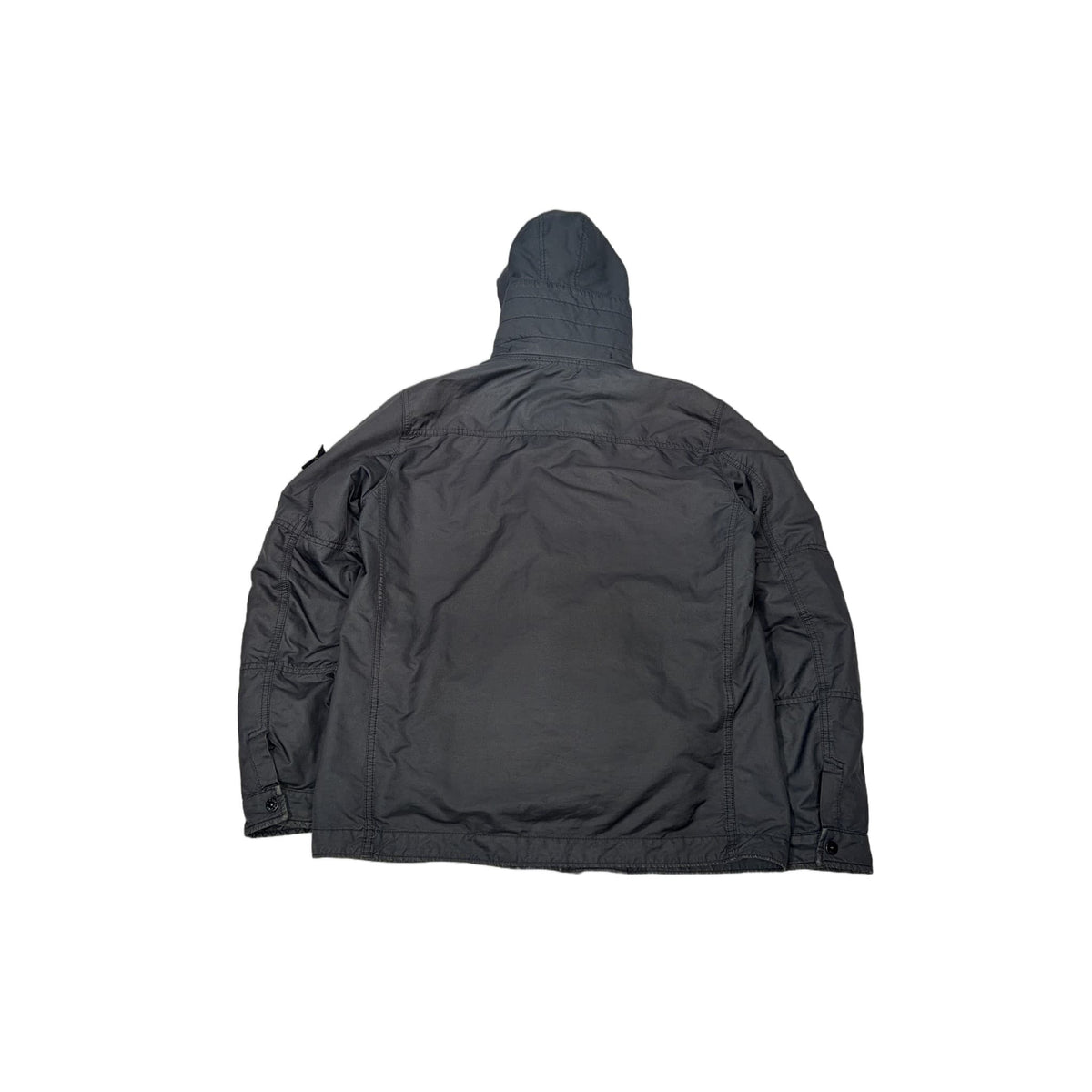 Stone Island Hooded Utility Jacket With Dutch Rope Liner – Grey