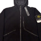 Stone Island Panno Ratinato Hooded Jacket – Black