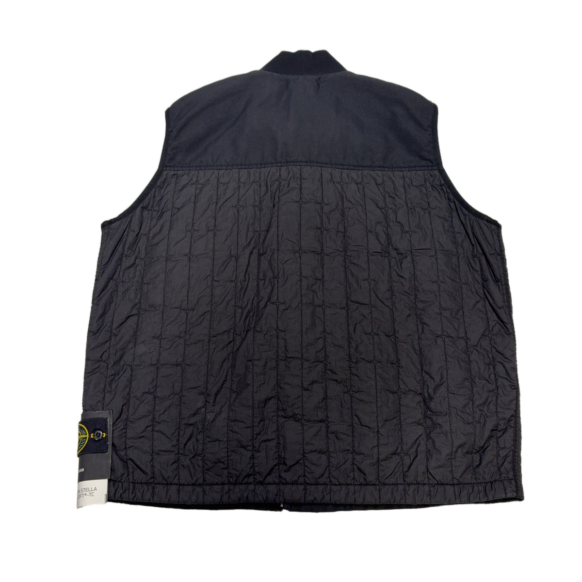 Stone Island Quilted Nylon Stella With Primaloft - TC Black Gilet