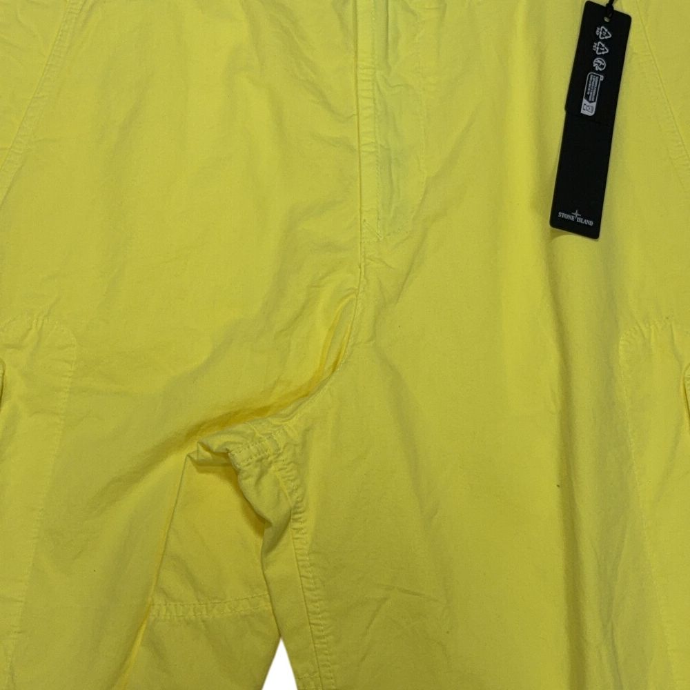 Stone Island Cargo Yellow Shorts